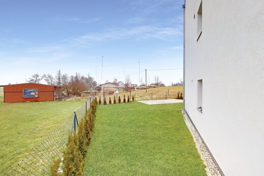 jardin avec clôture et pelouse