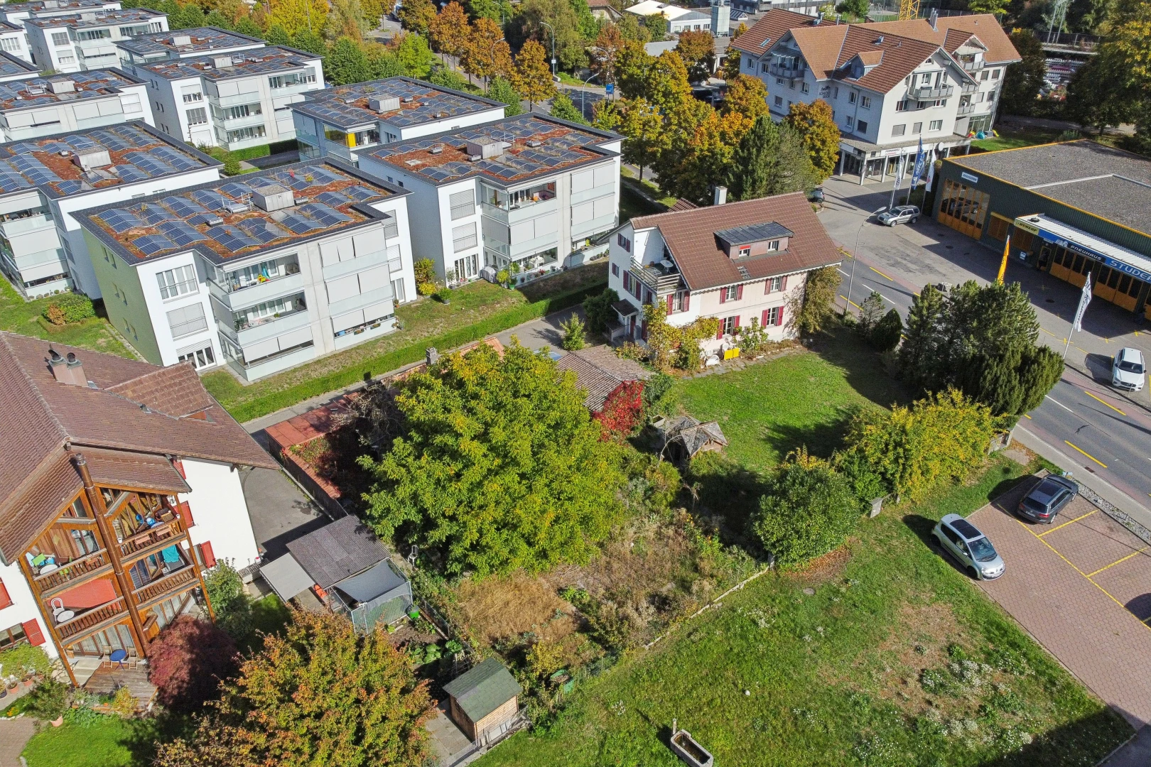außenansicht mit residential view und wohngebietblick