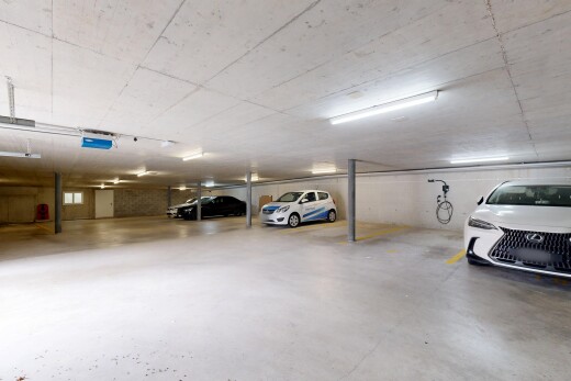 parken mit parkgarage und inside community