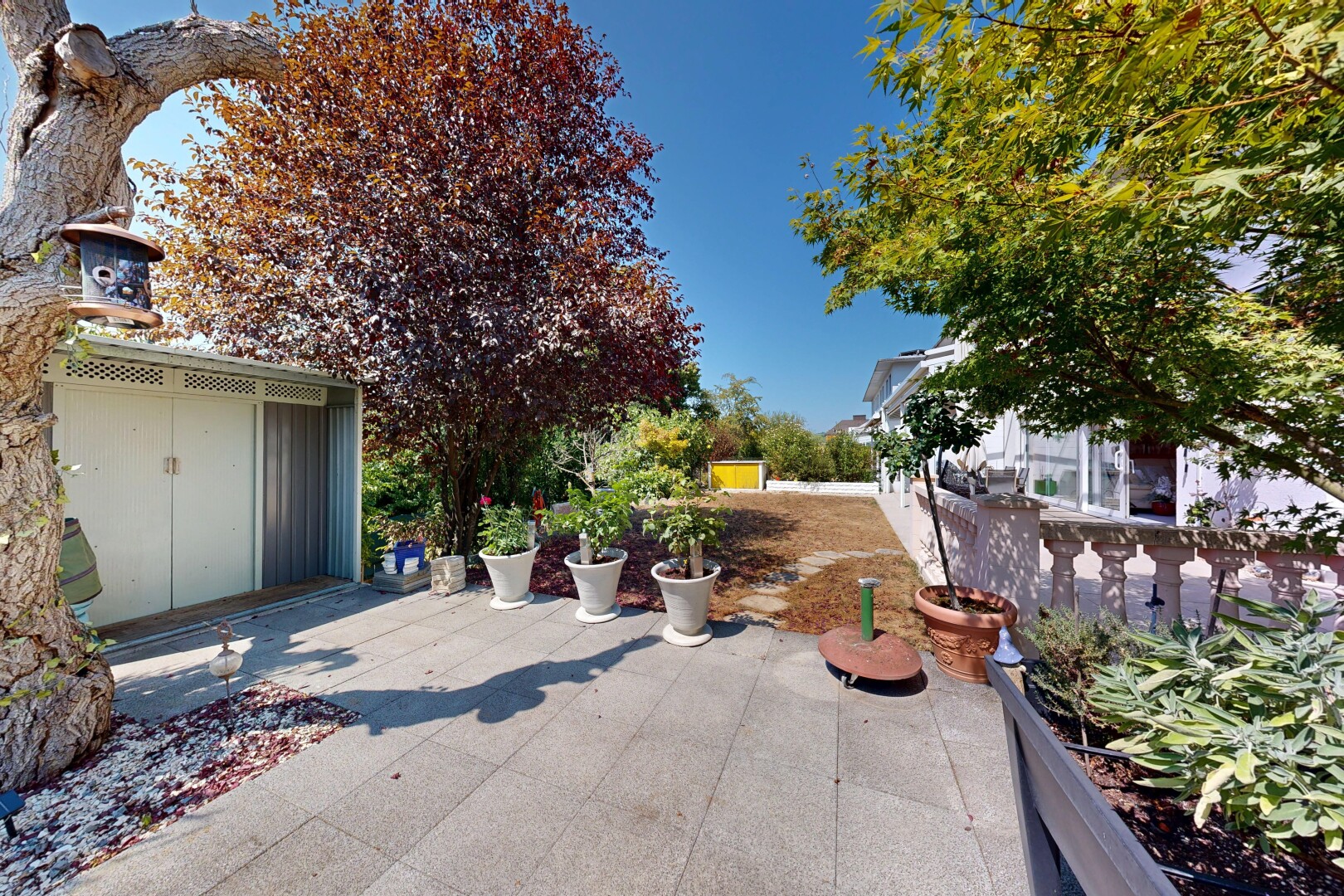 terrasse mit day time und from property