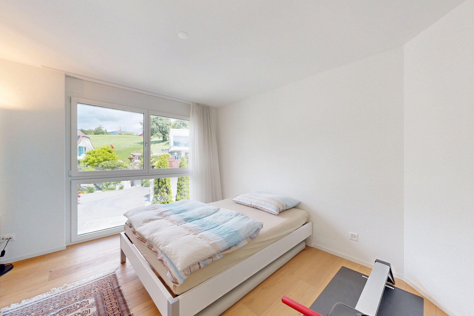 room with light wood finished floors