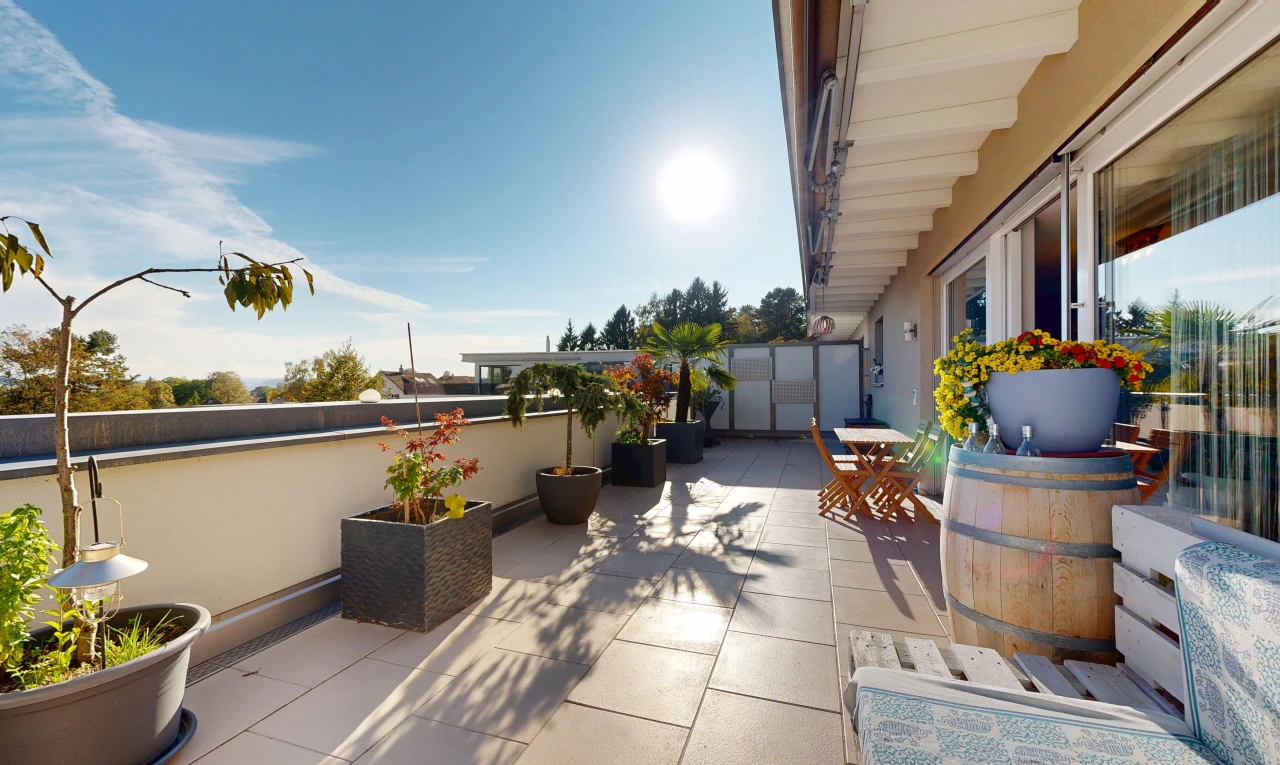 terrasse mit from property, terrasse, und day time