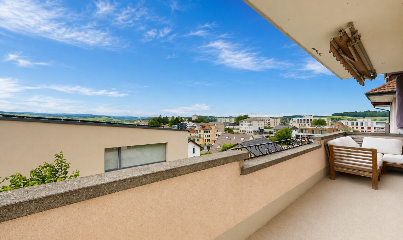 terrasse avec from property, balcon, et day time