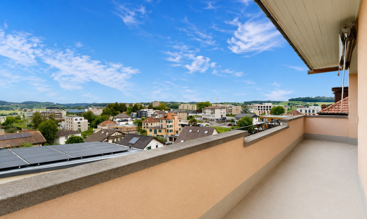 balcon avec from property, balcon, et day time