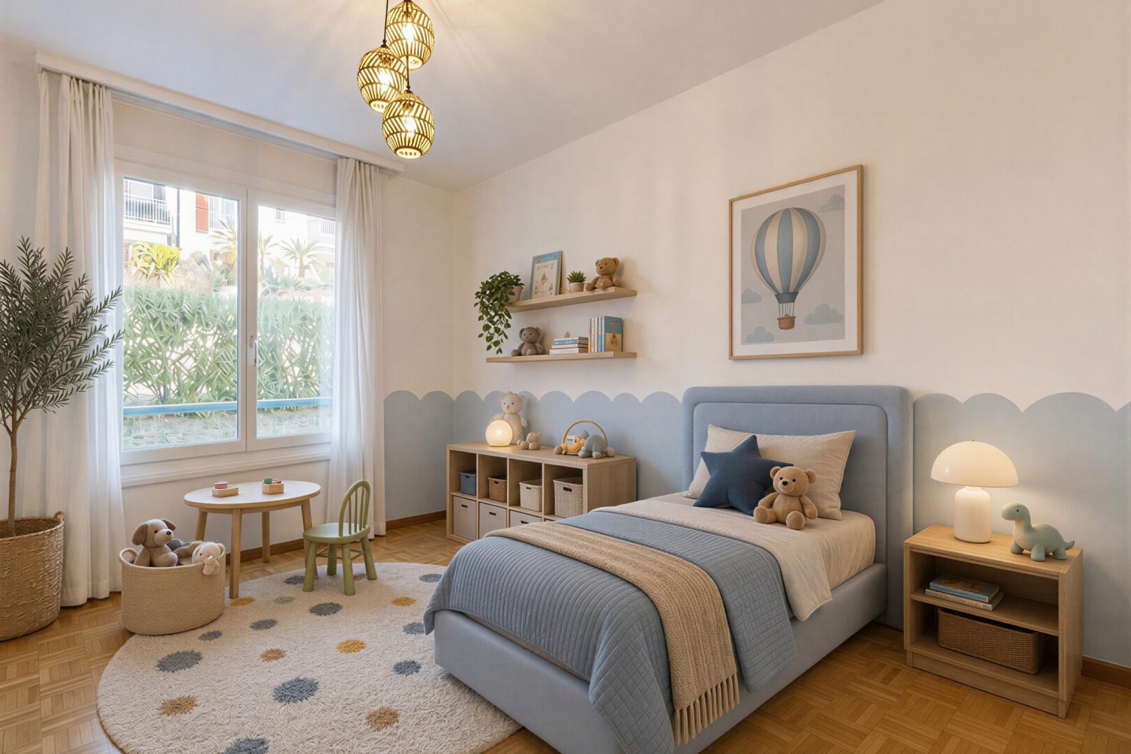 chambre avec parquet floor, sol en finition bois, wood finish floor, inside property, et cloison sèche
