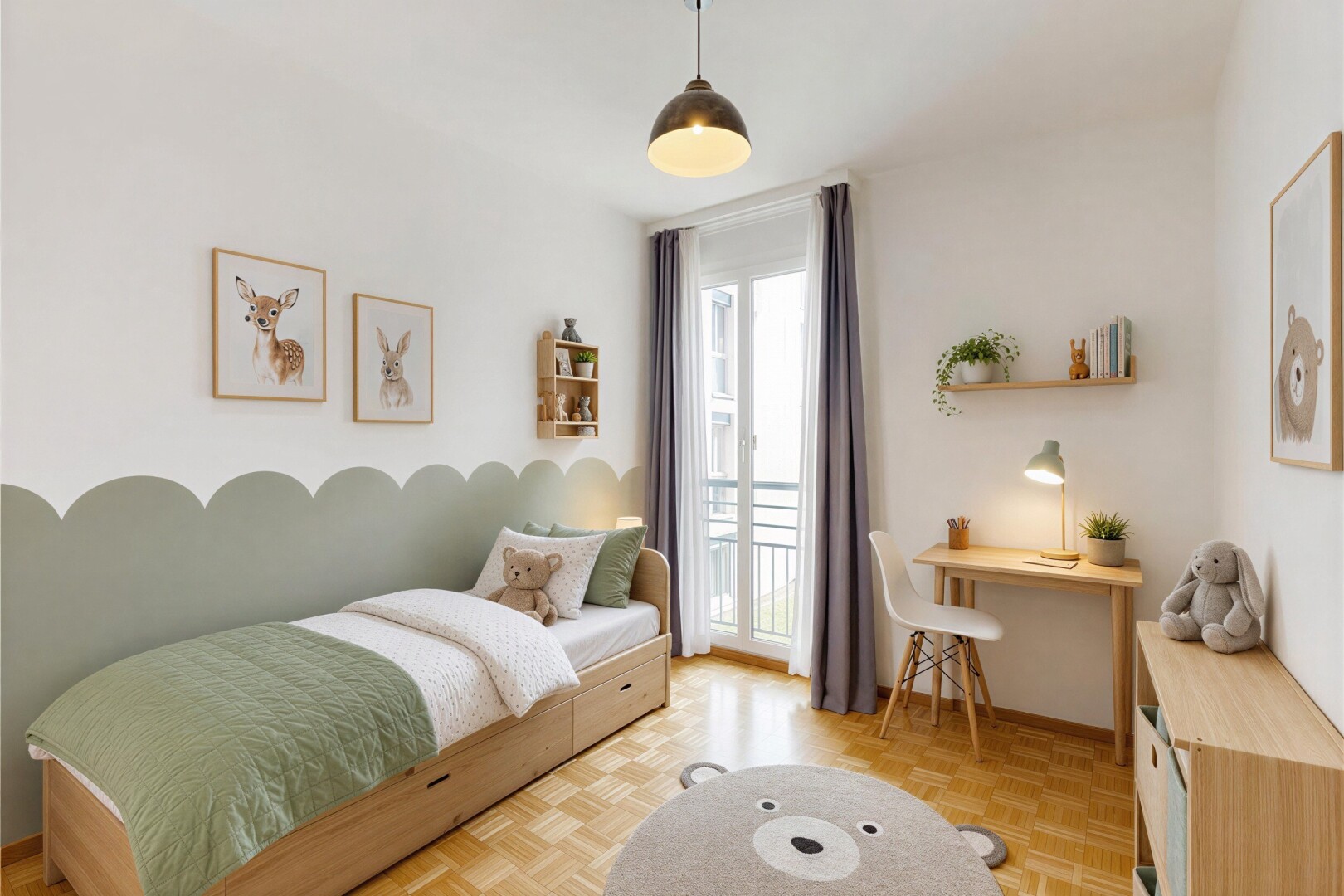 chambre avec accès à l'extérieur, inside property, parquet floor, sol en finition bois, et wood finish floor