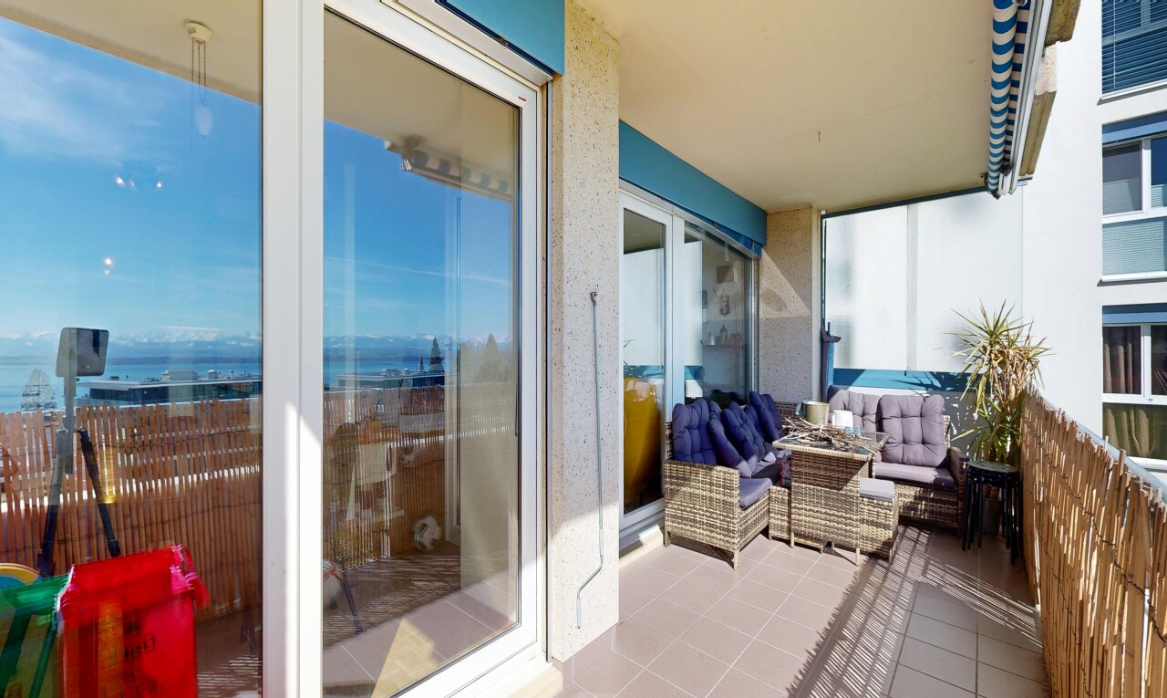terrasse avec day time, balcon, et espace de vie extérieur