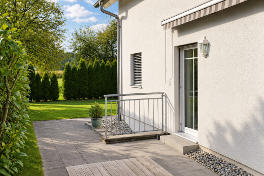 terrasse avec from property, day time, terrasse, et pelouse