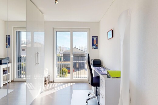 office space with healthy amount of natural light