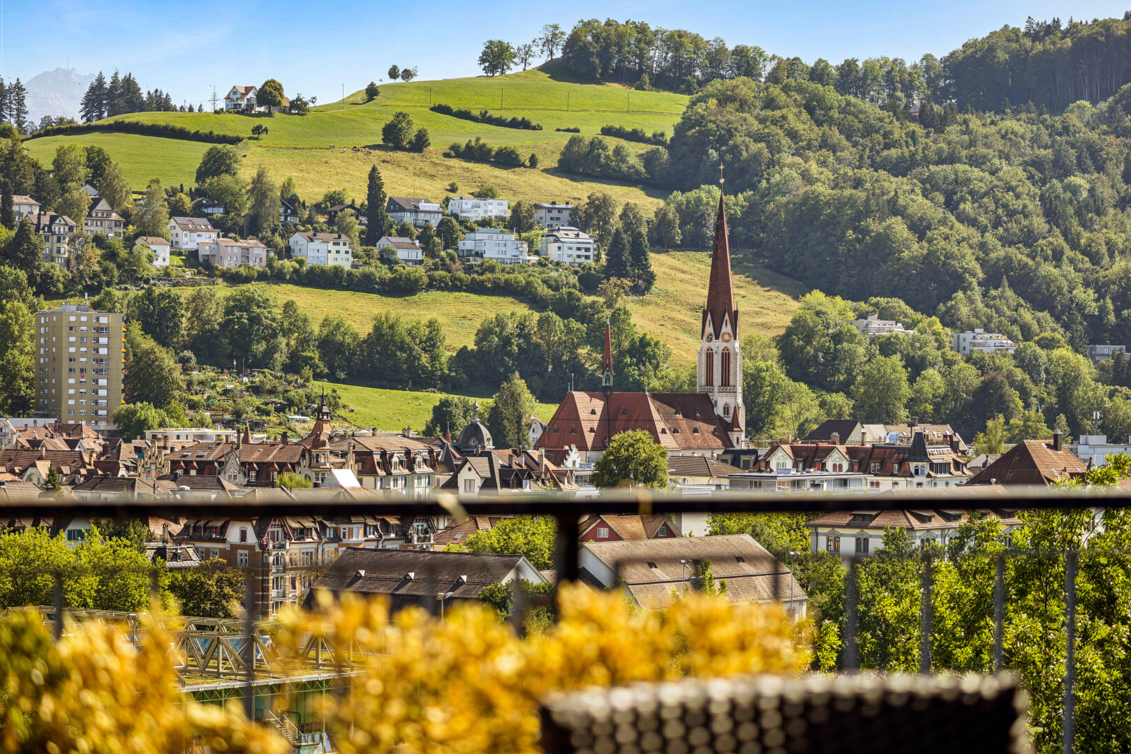 blick auf die berge mit day time