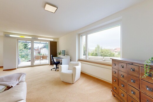 wohnzimmer mit gipskartonwand, drywall, inside property, teppich, und carpet