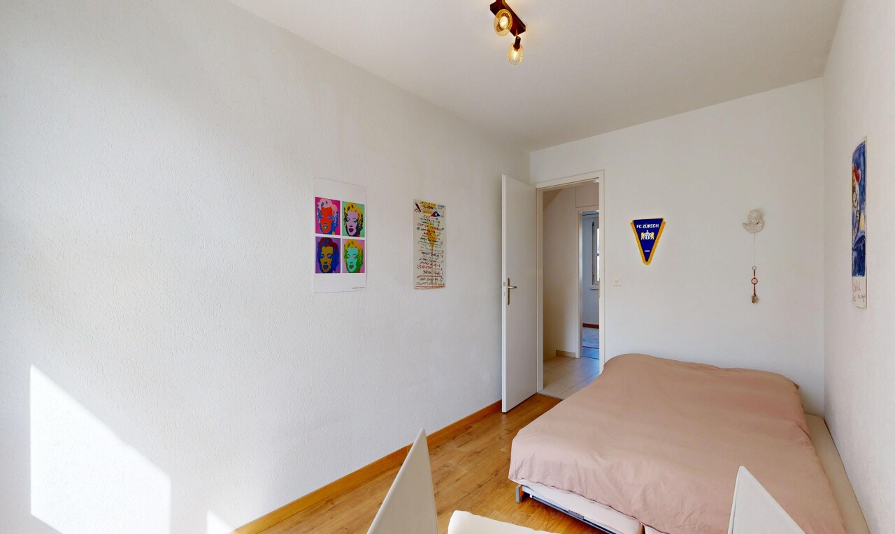 room / bedroom featuring light wood-style flooring