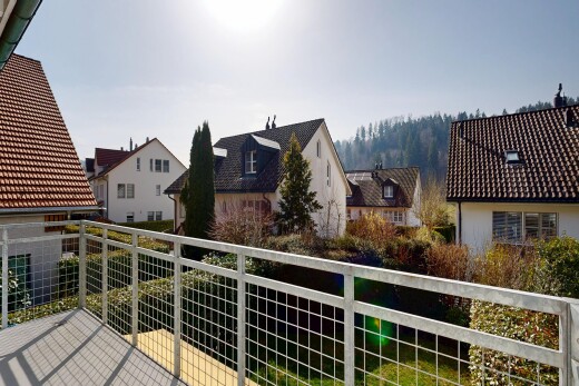 balkon mit from property, balkon, wohngebietblick, residential view, und day time