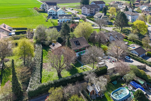 façade avec aerial view