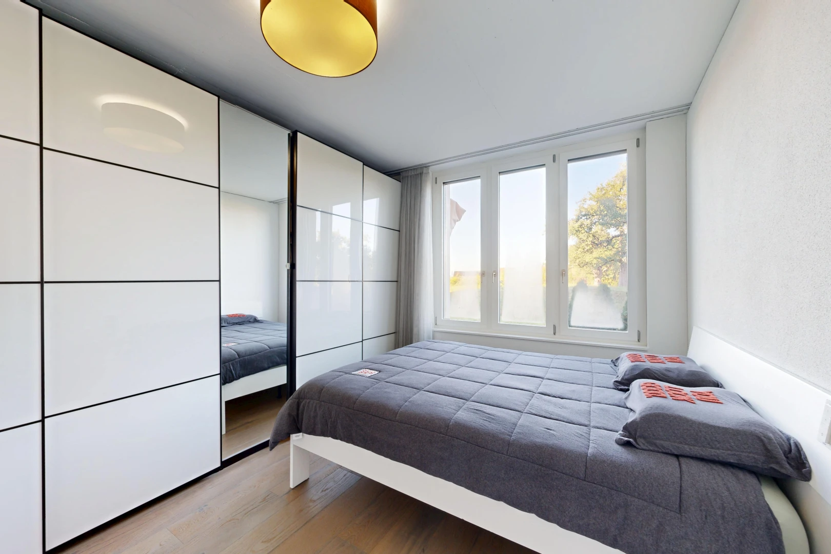 room with light wood-type flooring
