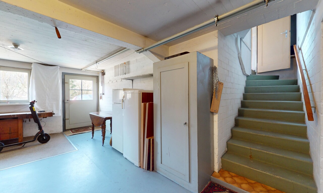 treppe mit betonboden, treppen, und natürliches licht
