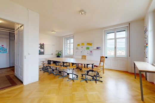 esszimmer mit gipskartonwand, drywall, natürliches licht, natural light, und inside community