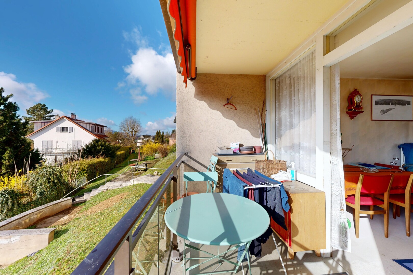 balcon avec balcon, day time, et from property