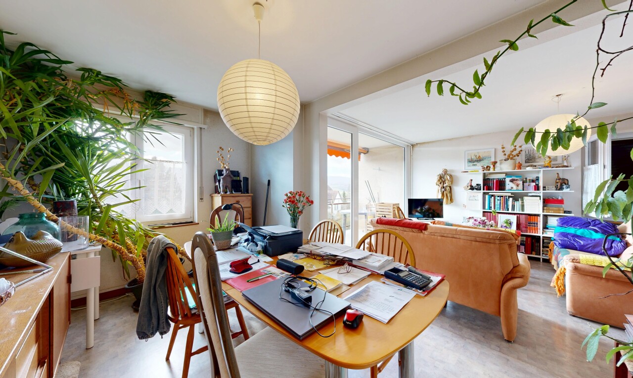 salon / salle à manger avec inside property, lumière naturelle, natural light, cloison sèche, et drywall