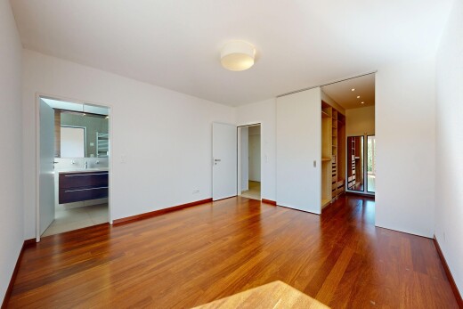 empty room featuring wood finished floors