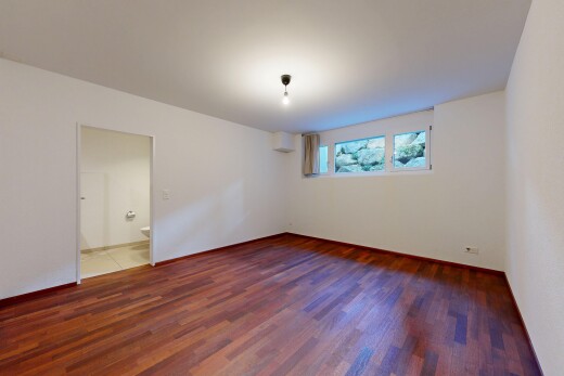 pièce vide avec sol en finition bois, wood finish floor, inside property, lumière naturelle, et natural light