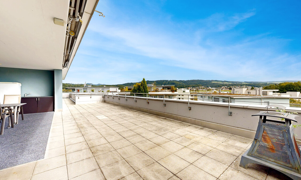 terrasse mit terrasse, from property, und day time