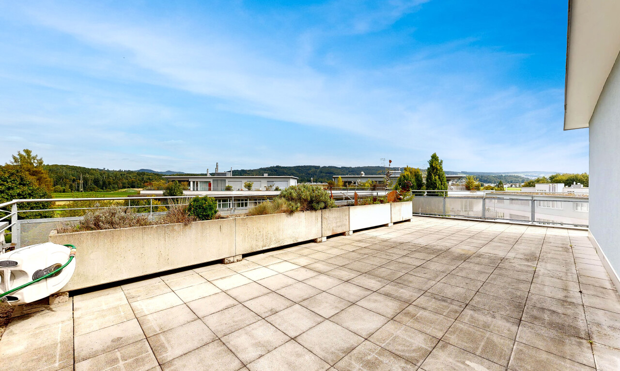 terrasse mit terrasse, day time, und from property