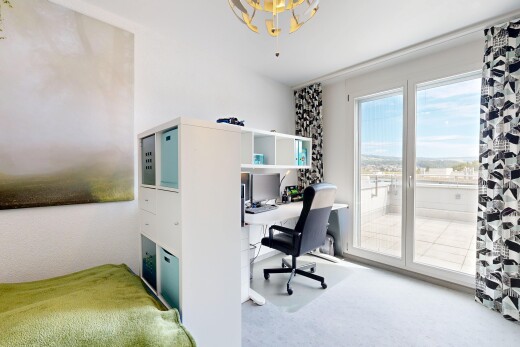 büro mit natürliches licht, natural light, inside property, bürobereich, und gipskartonwand