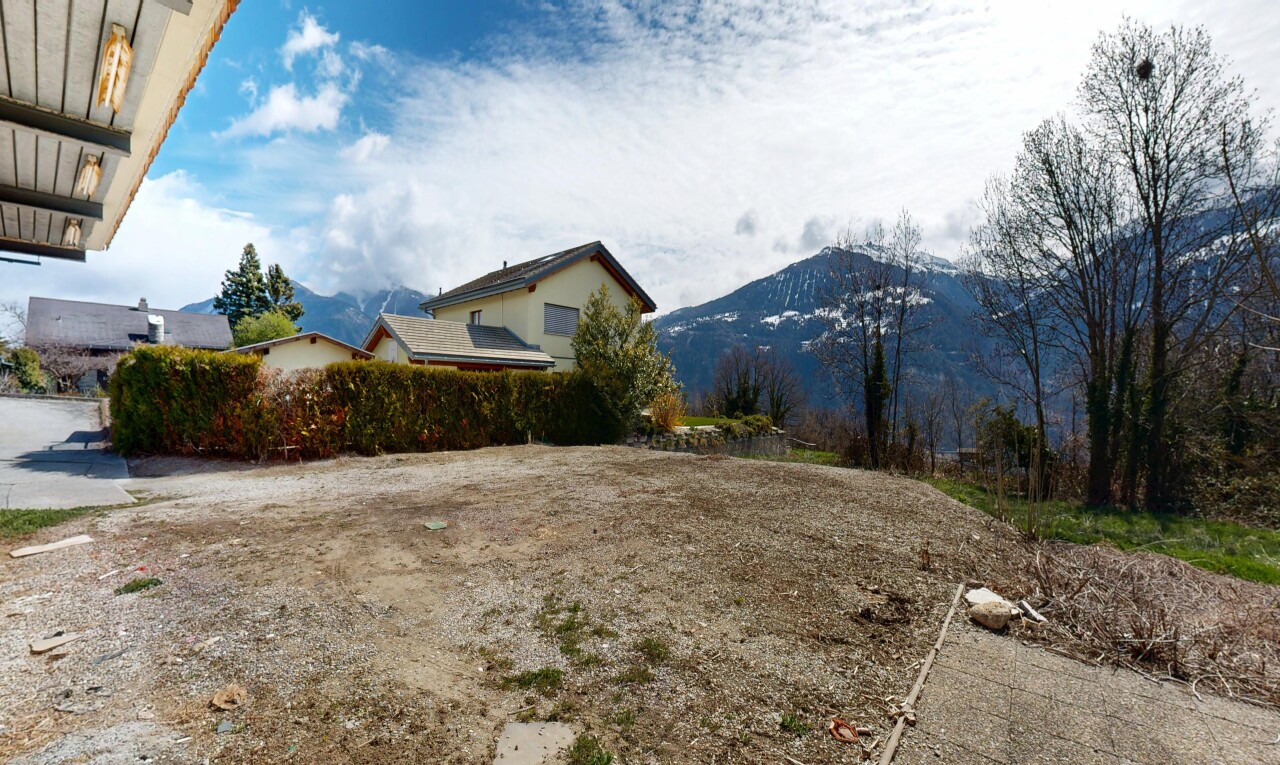 façade avec vue sur la montagne, mountain view, et day time