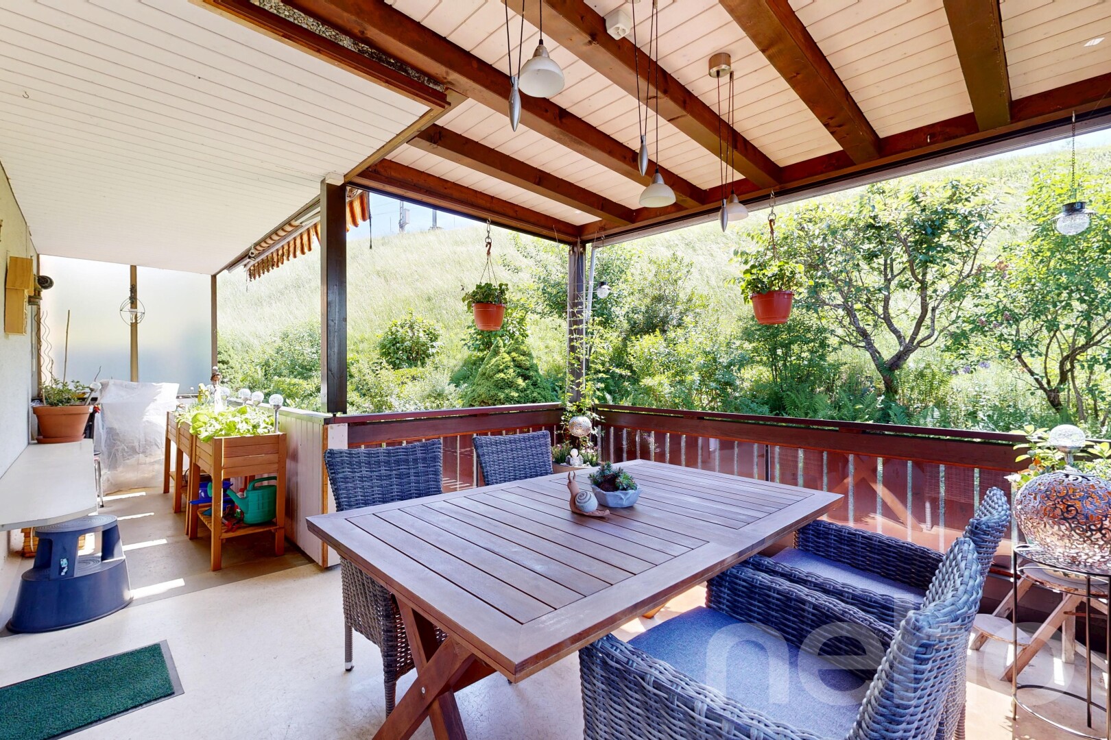 terrasse mit essbereich im freien, from property, und terrasse