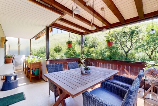 terrasse mit essbereich im freien, from property, und terrasse