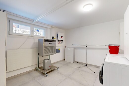 wäschekammer mit drywall, gipskartonwand, keller, tumbler, und light floor