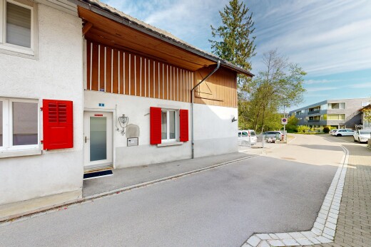 außenansicht mit day time und stuckverkleidung