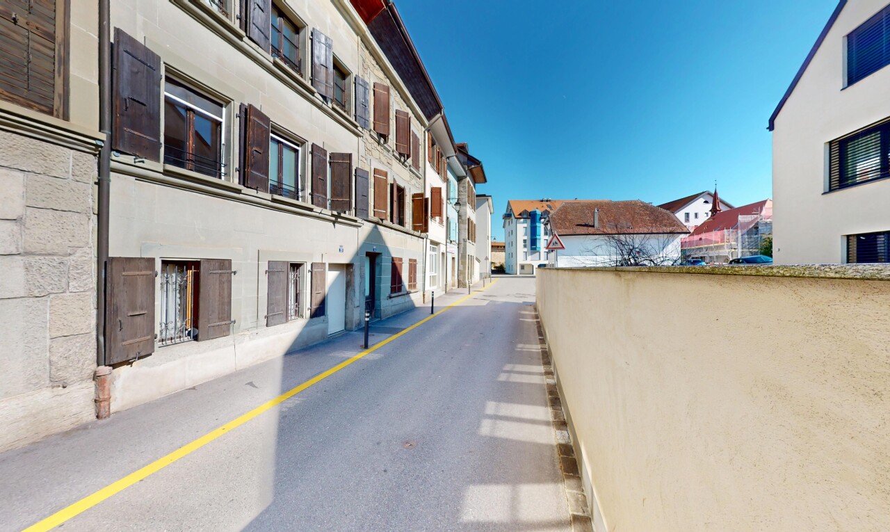 extérieur du bâtiment avec vue résidentielle