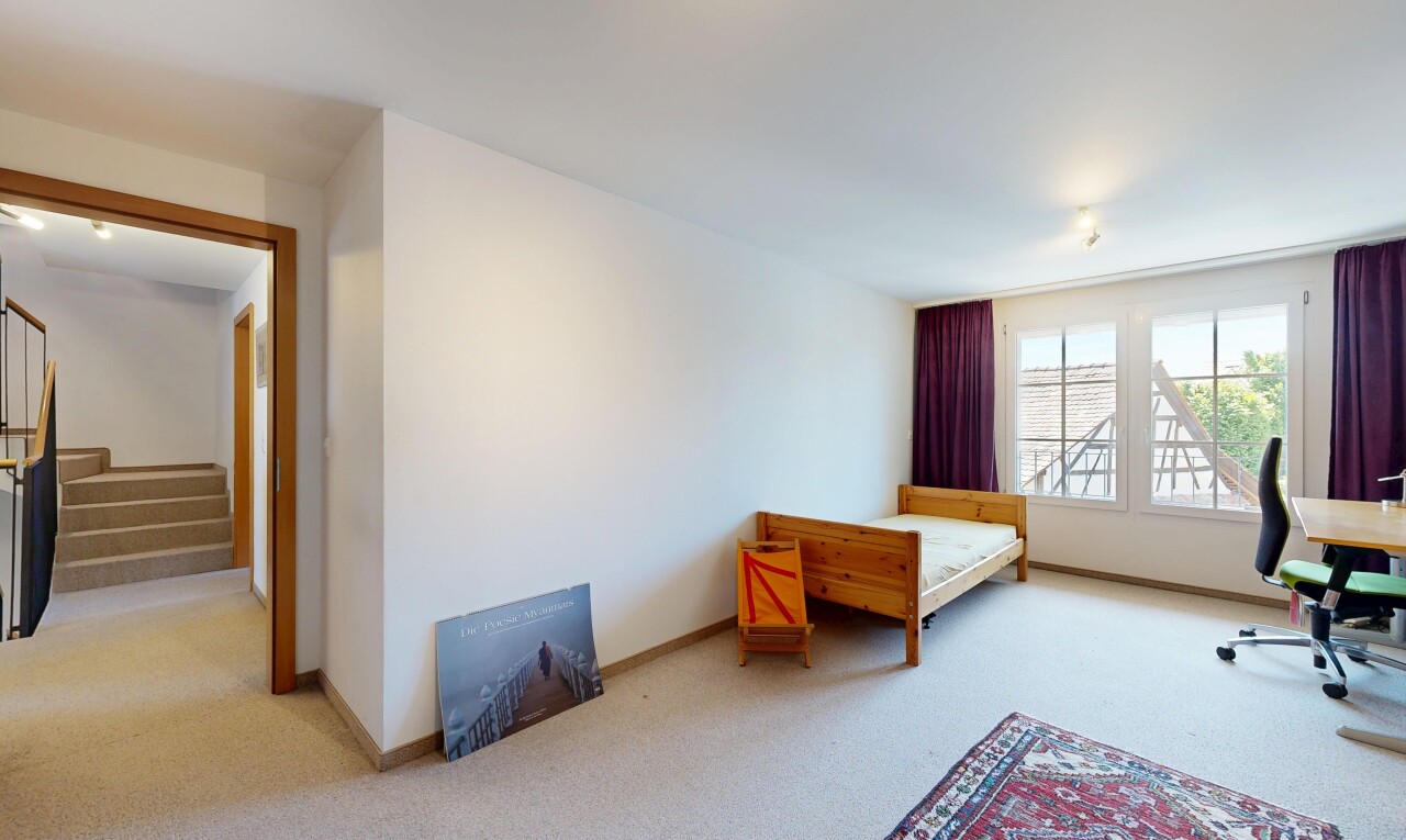 chambre avec moquette, carpet, cloison sèche, drywall, et inside property
