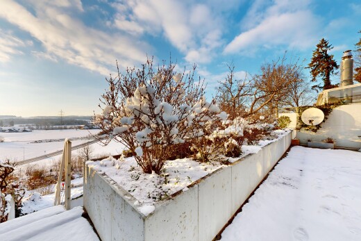 vue sur la mer avec snow, from property, et day time