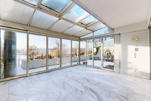 terrace with a sunroom