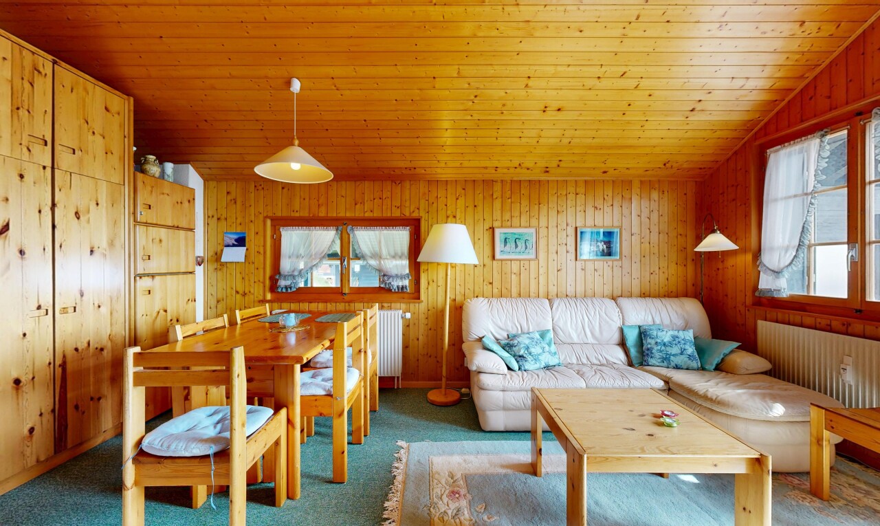 salon / salle à manger avec natural light, lumière naturelle, carpet, moquette, et inside property