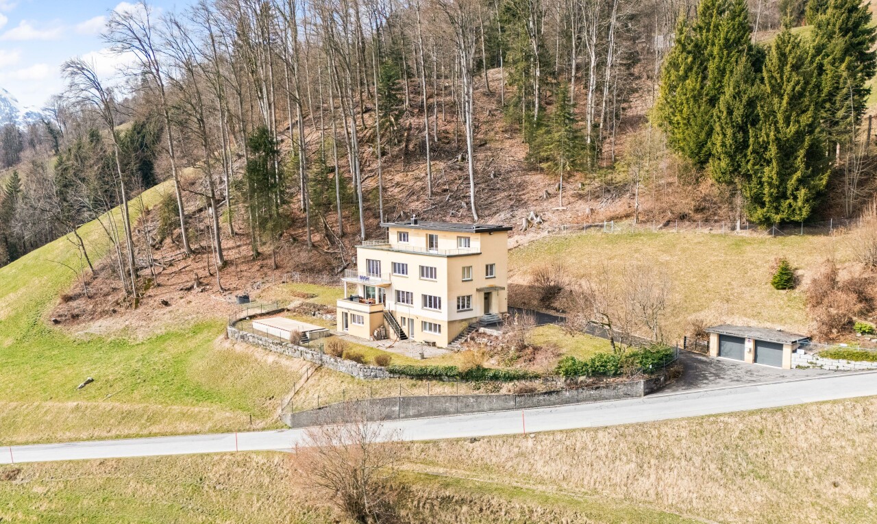 garten mit property visible, day time, und rasen