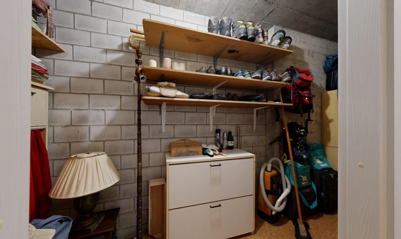 view of storage room