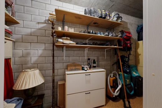 view of storage room