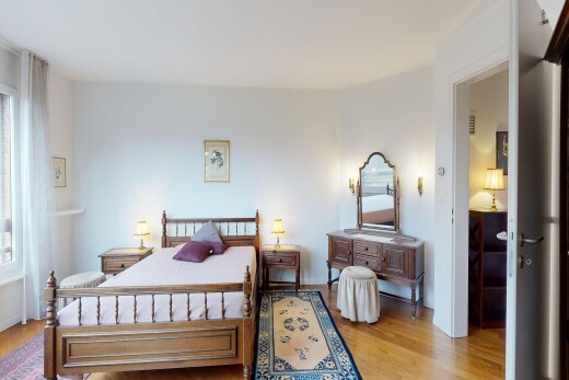 room / bedroom featuring light wood-type flooring