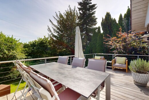 terrasse mit essbereich im freien, deck, und from property