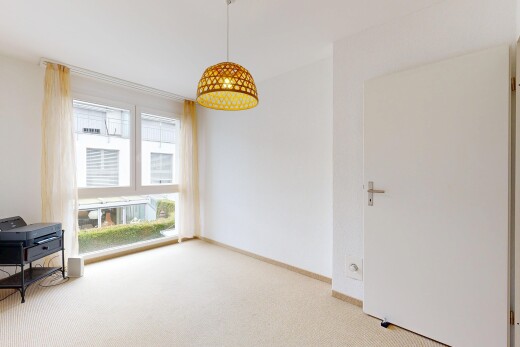 leerer raum mit gipskartonwand, drywall, natürliches licht, natural light, und teppich