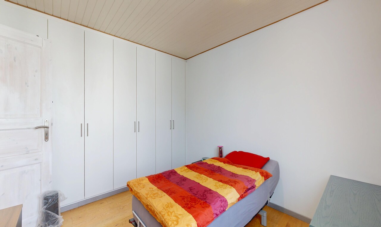 room / bedroom featuring light wood-type flooring