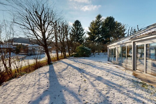 außenansicht mit day time und snow