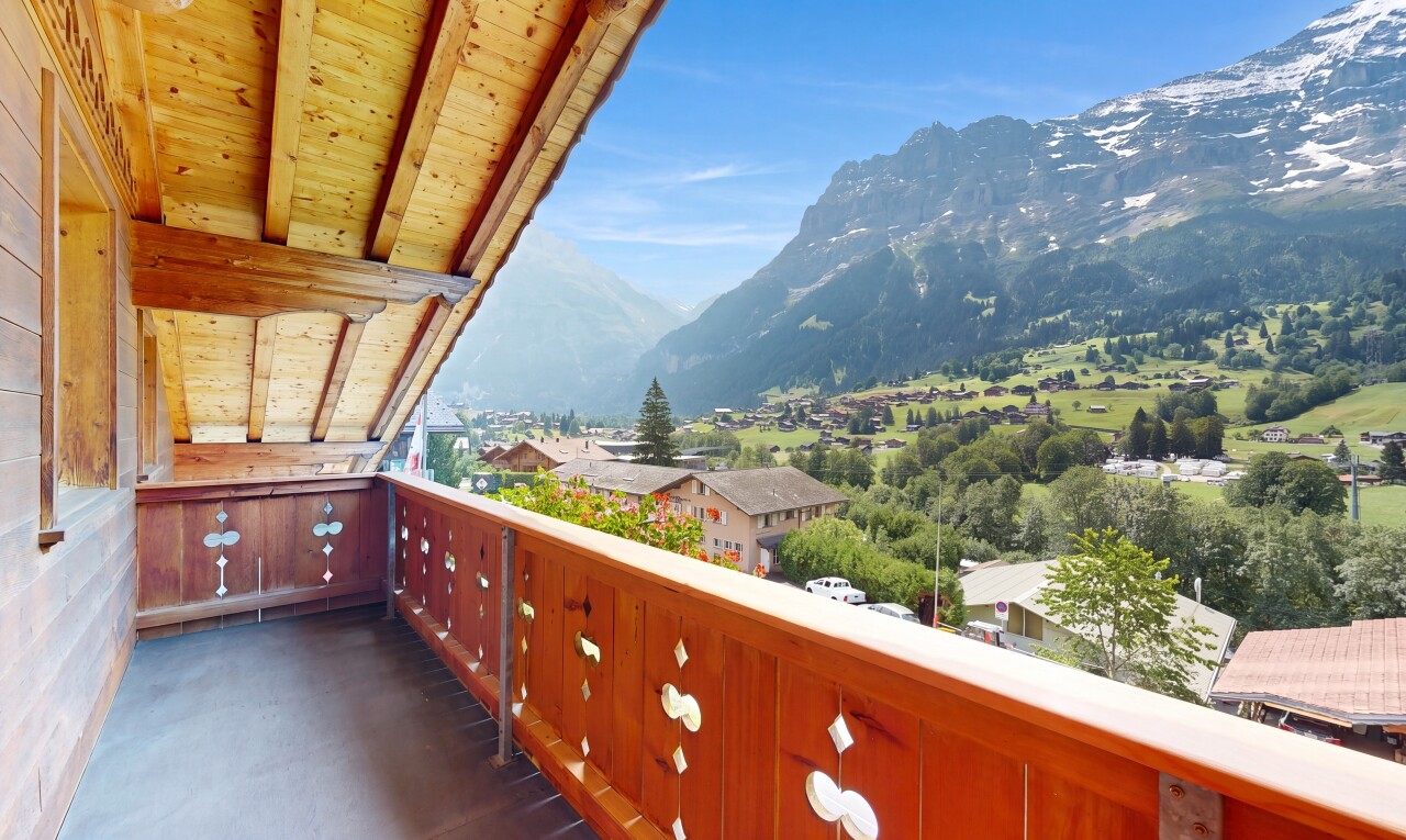 balkon mit blick auf die berge, mountain view, from property, balkon, und day time
