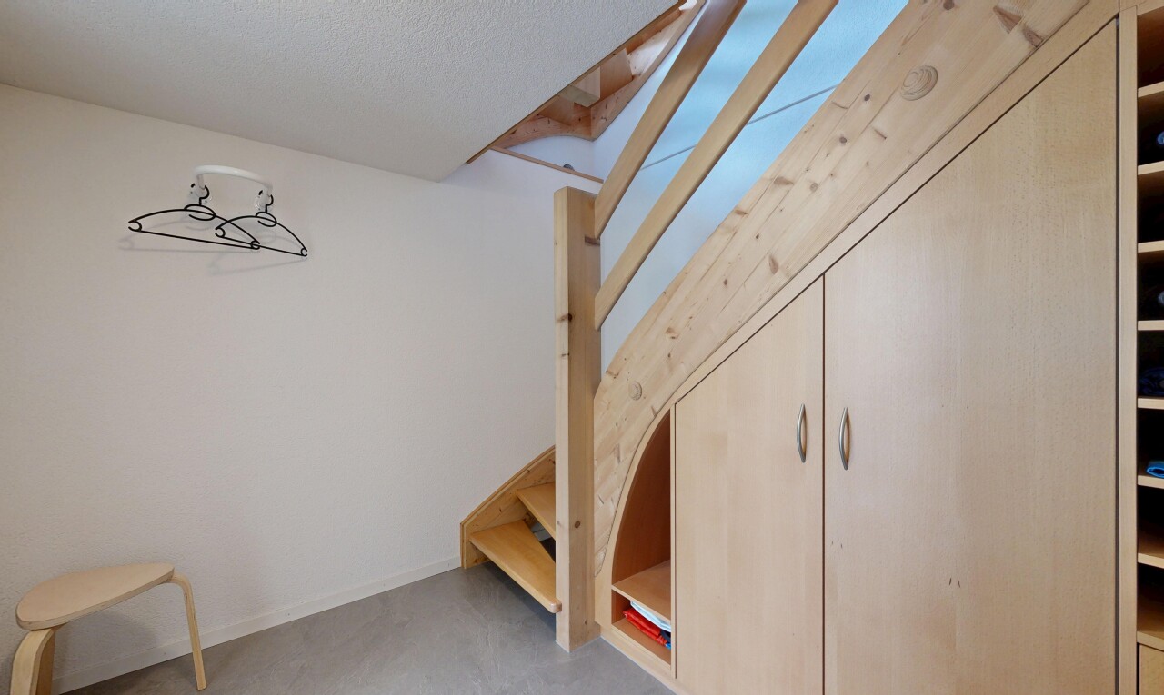 zimmer / schlafzimmer mit inside property, drywall, gipskartonwand, carpet, und teppich