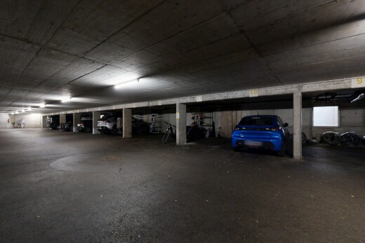 parken mit parkgarage und inside community