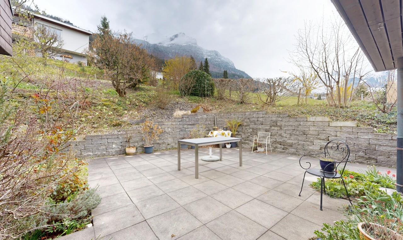 terrasse avec terrasse, from property, vue sur la montagne, et mountain view